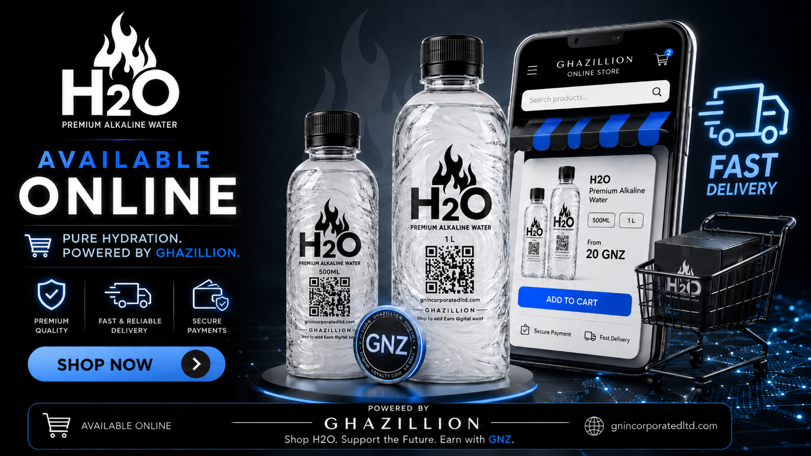 H2O available online through Ghazillion store with price from 20 GNZ